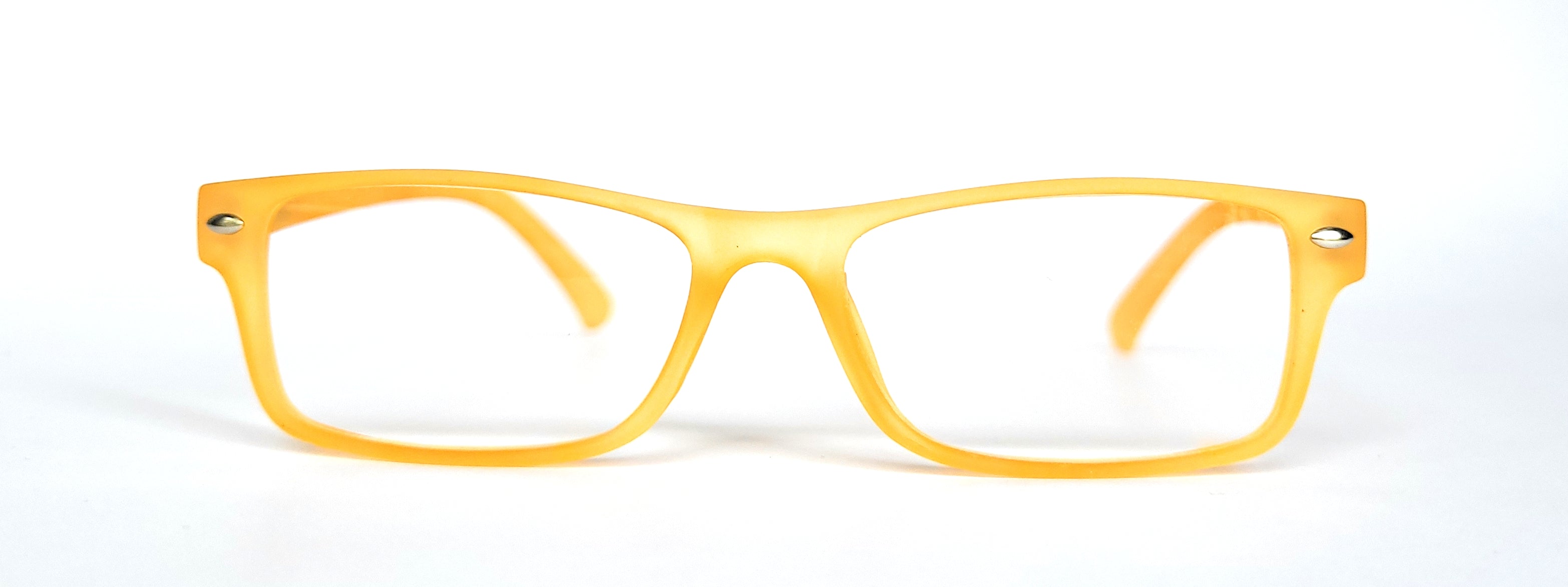 Orange reading glasses for men and women