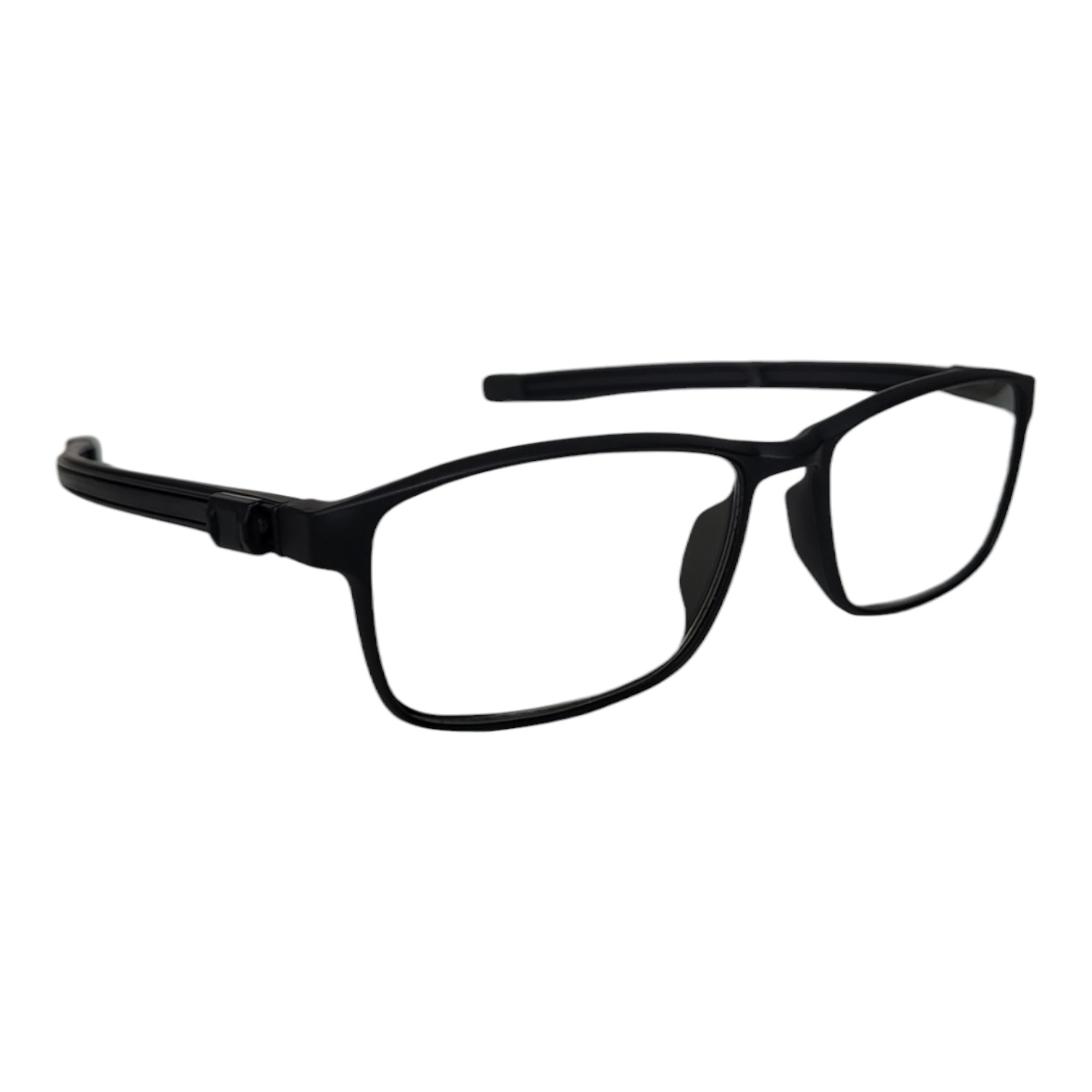 Black unisex magnetic reading glasses