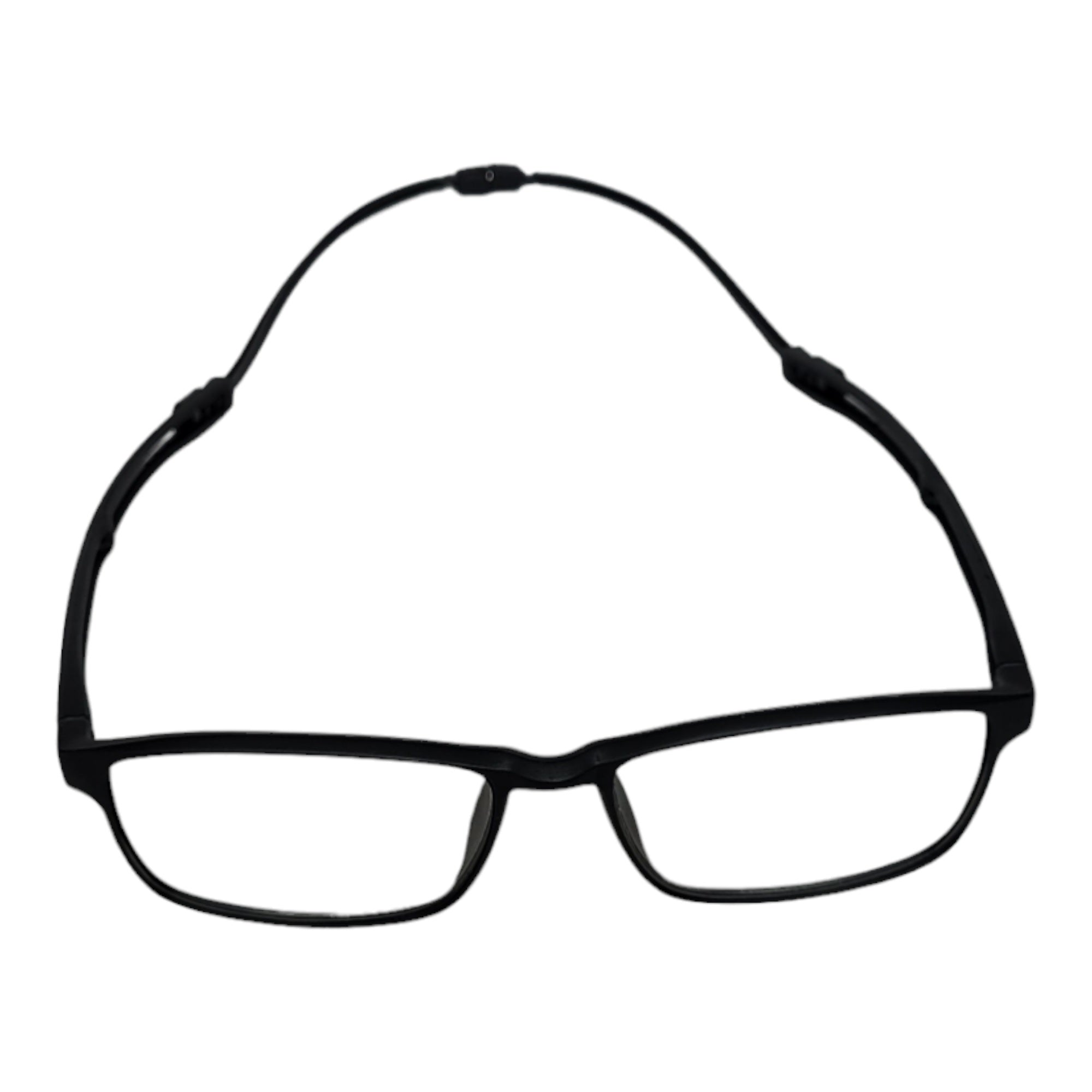 Black unisex magnetic reading glasses