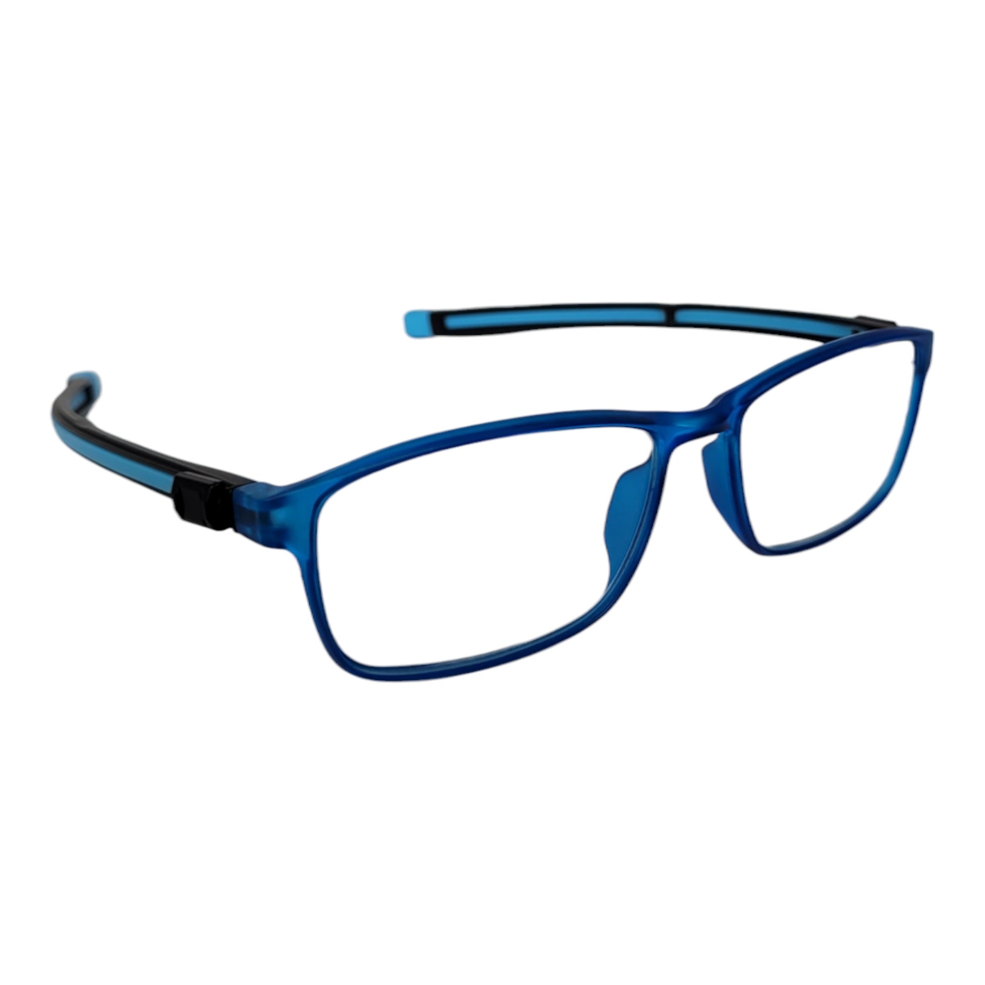 Blue unisex magnetic reading glasses