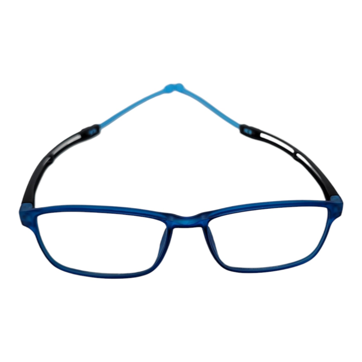 Affaires Magnetic Reading Glasses Full Rim Rectangular Unisex Spectacle Frame | Back Magnetic Connect Reader glasses | Color Blue