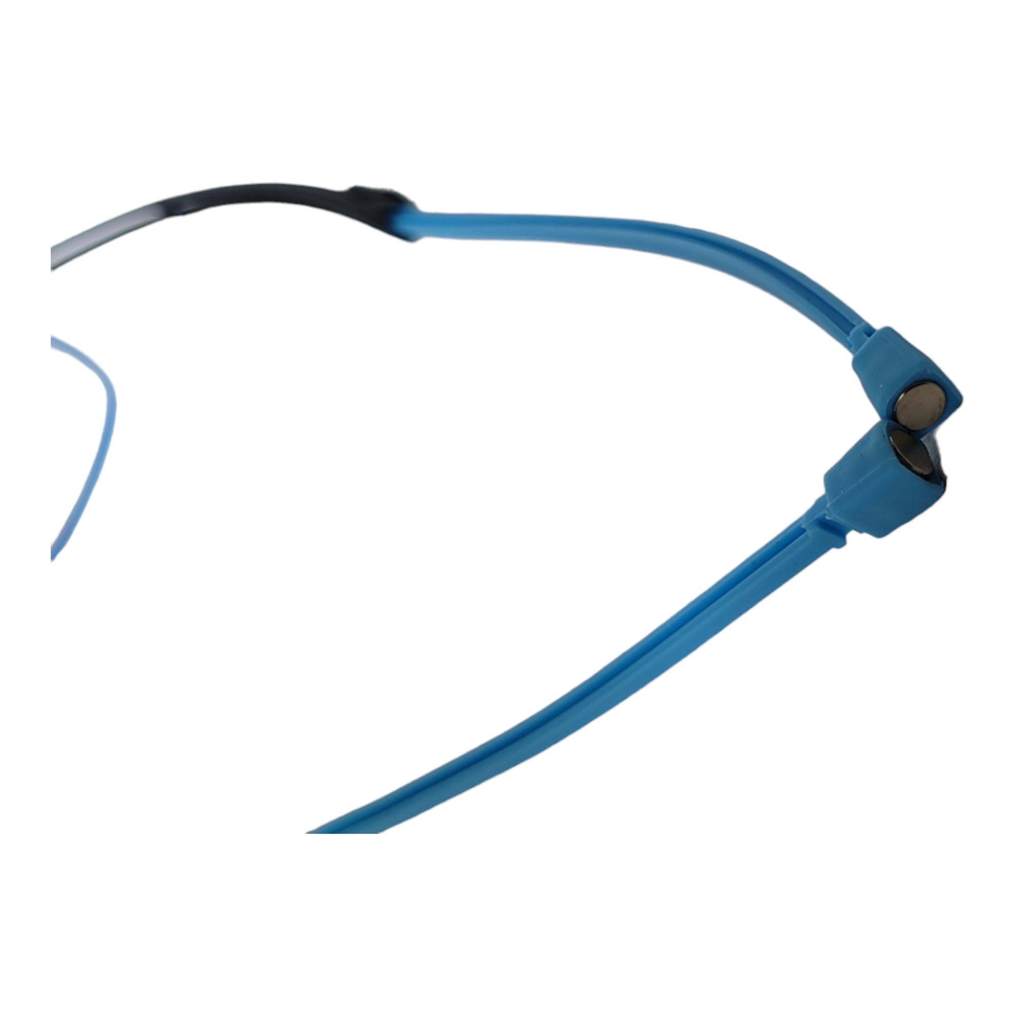 Blue unisex magnetic reading glasses