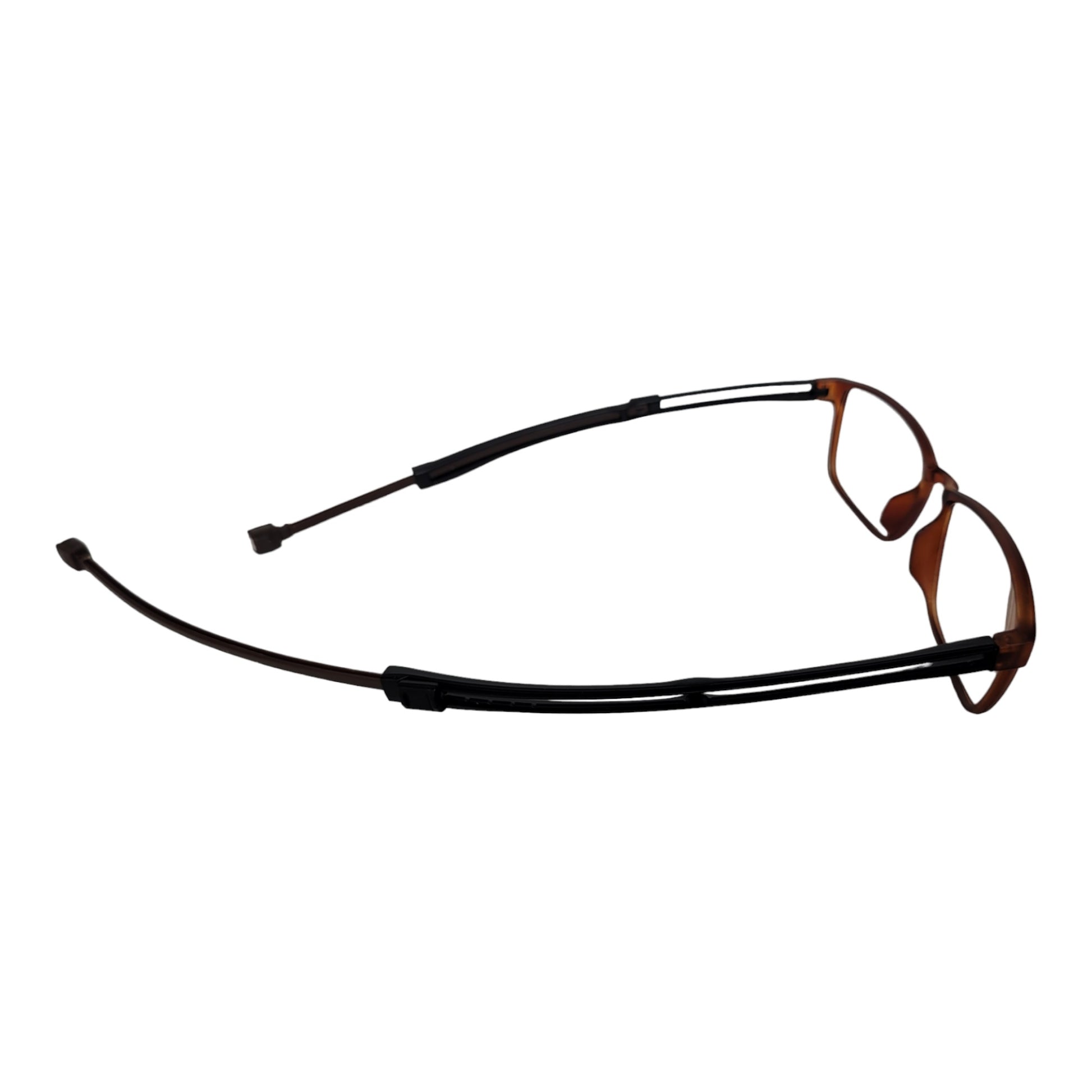 Brown unisex magnetic reading glasses