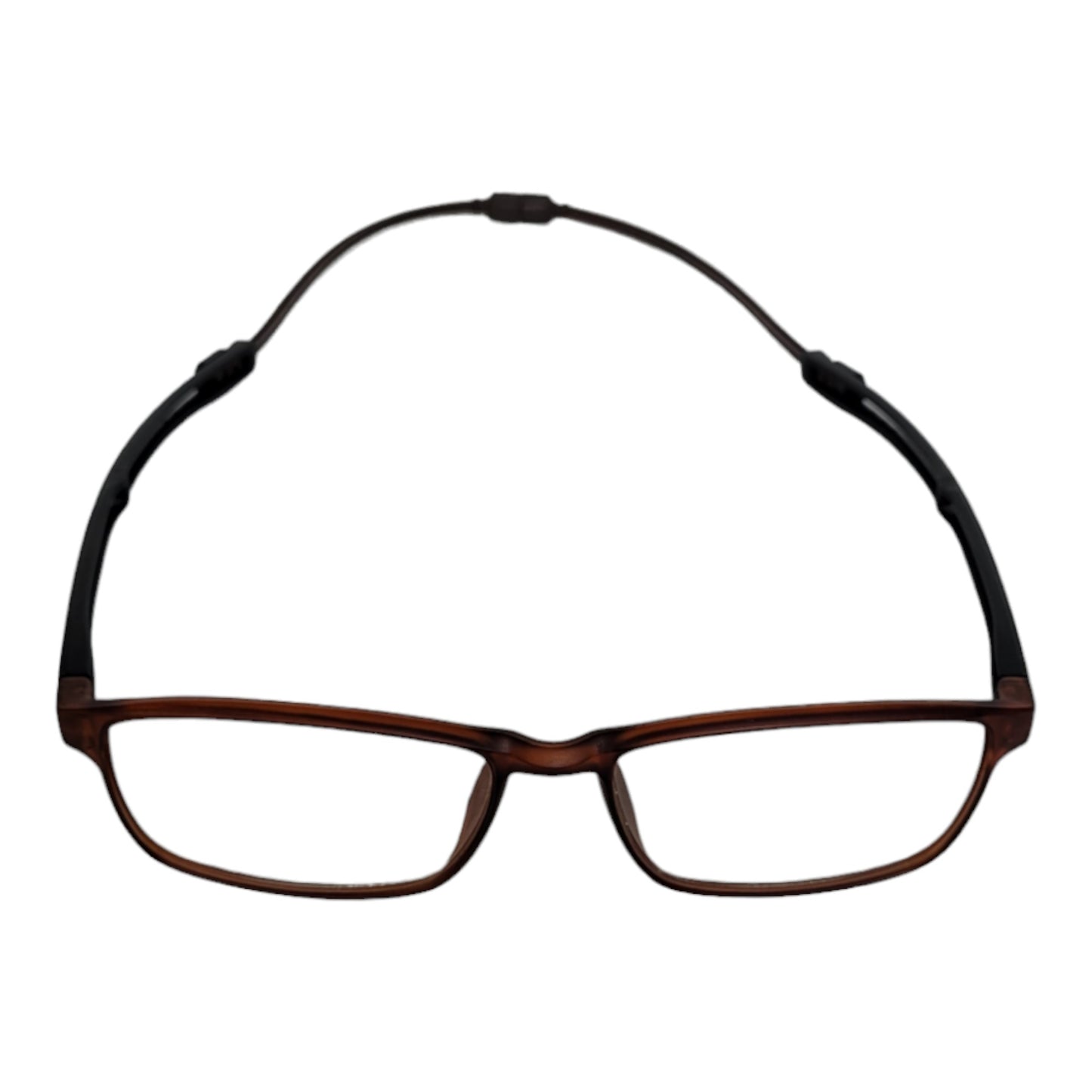 Brown unisex magnetic reading glasses