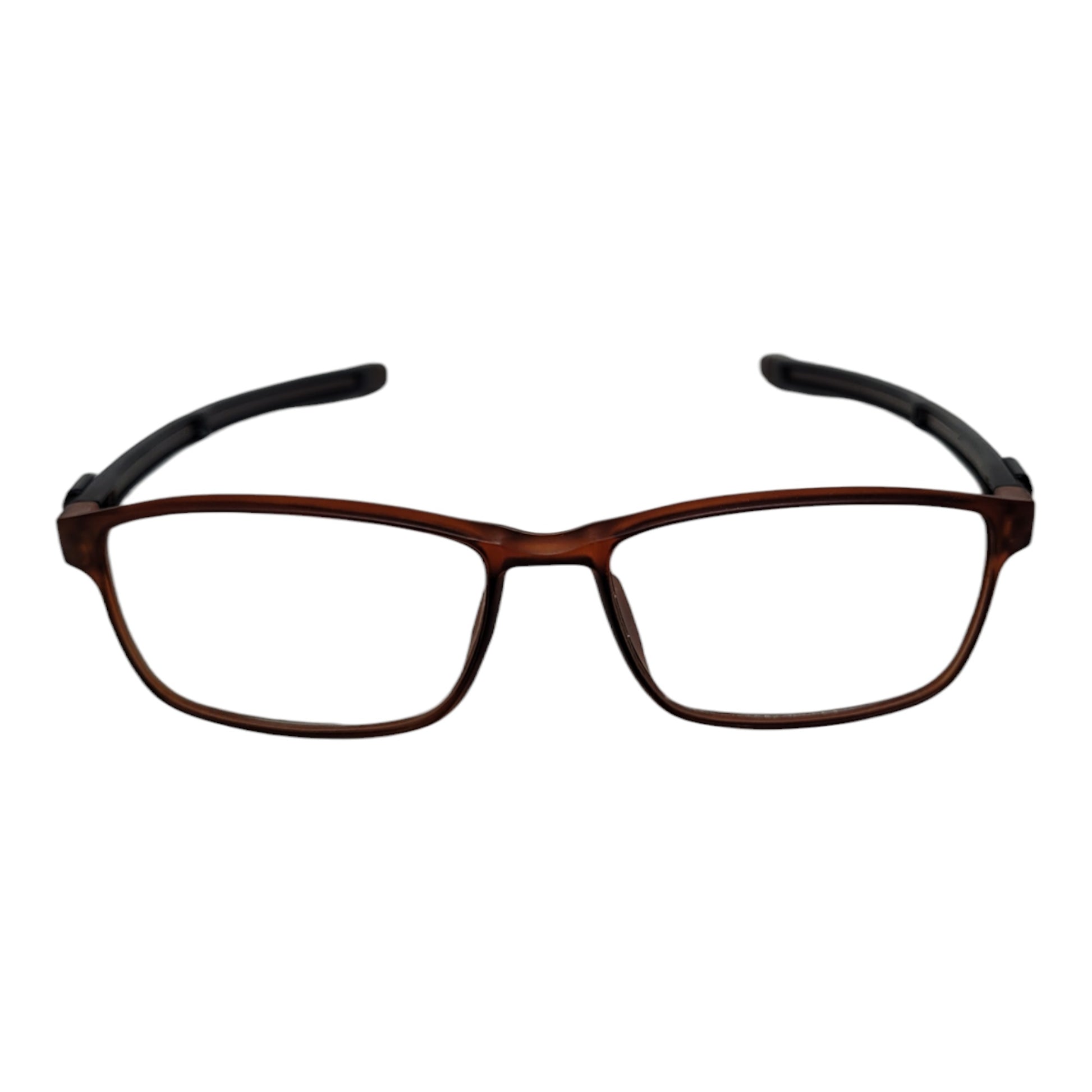 Brown unisex magnetic reading glasses