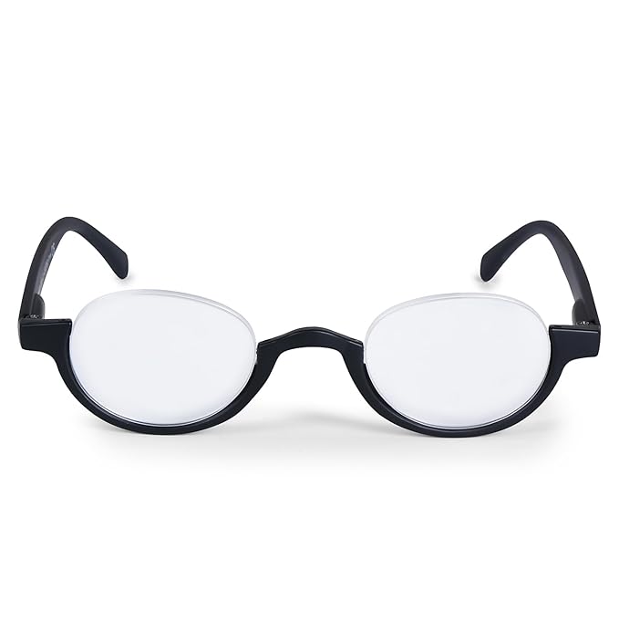 Half black half clear glasses frames online