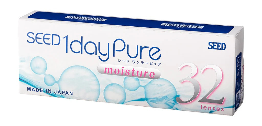 SEED 1-Day Pure Sphricals Moisture (32 lensin Box)