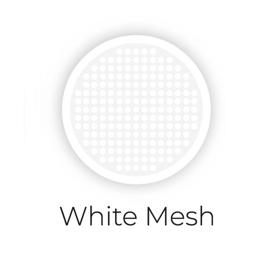 White Mesh  Halloween Contact Lenses - GlamourEye - SoftTouchLenses