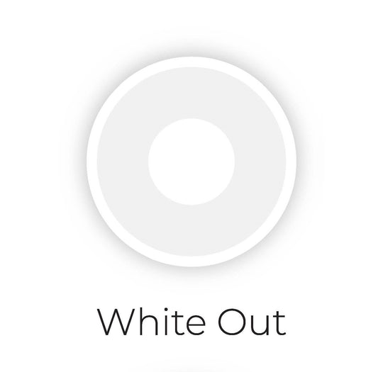 White Out Halloween Contact Lenses - GlamourEye