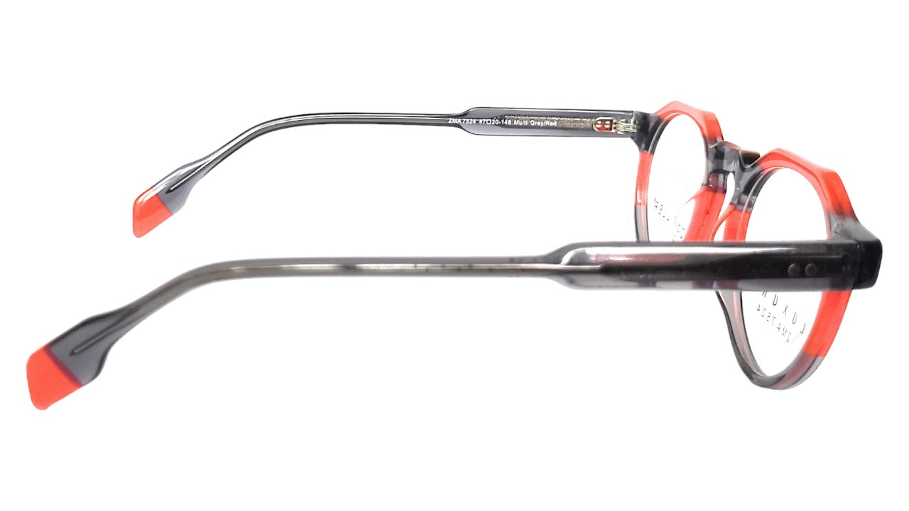 Zoe Miller Eyewear Spectacle Luxury ZMA7524 Multi GREY/RED