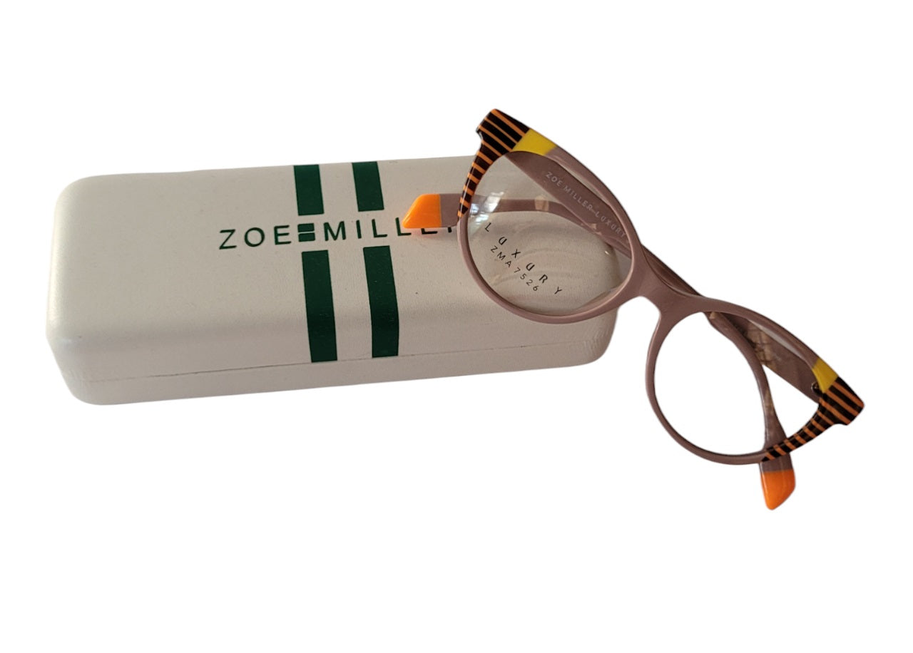 Zoe Miller Eyewear Spectacle Luxury ZMA7526 Multi CREAM/PNK