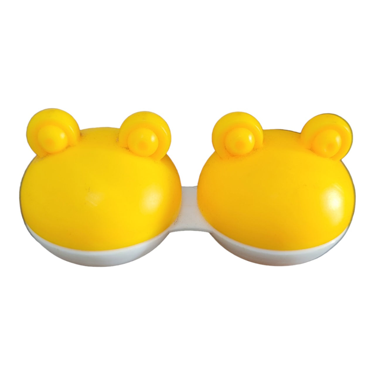 Frog Contact Lens Case Yellow