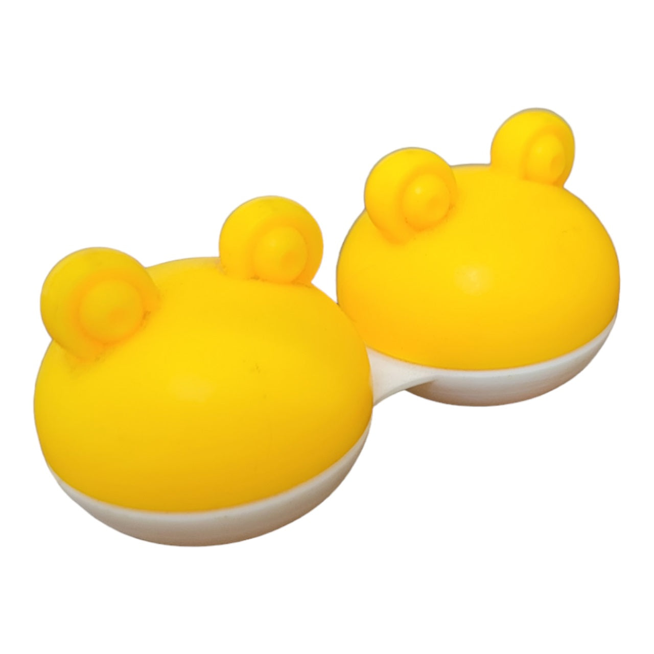 Frog Contact Lens Case Yellow