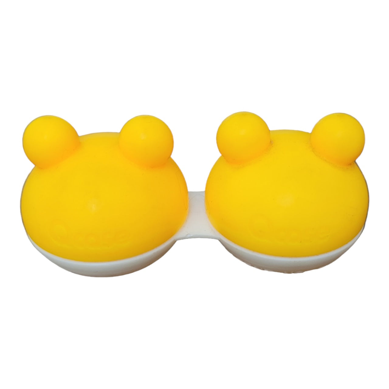 Frog Contact Lens Case Yellow