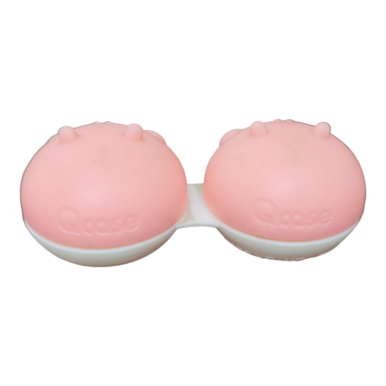 Hippo Contact Lens Case | Fancy Contact Lenses Case Pink Color by Affaires Qcase-0048