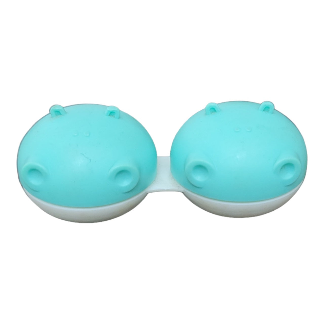 Aqua Hippo Contact Lens Case