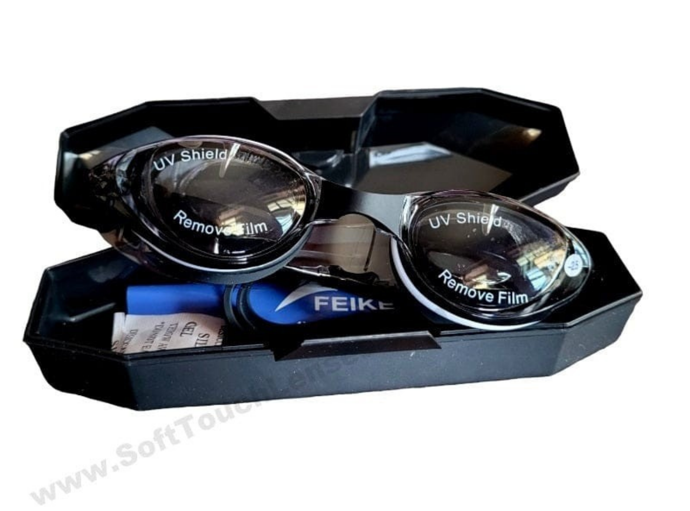 Customized Power Swimming Goggles FEIKE Rx Prescription Optical Corrective Lenses with UV Protection - by affaires