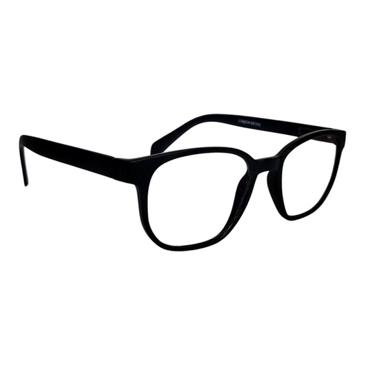 Black trendy Eyeglasses Spectacle London Retro 38704 with Power ANTI-GLARE-Reflective Glasses KT-346 - Affaires