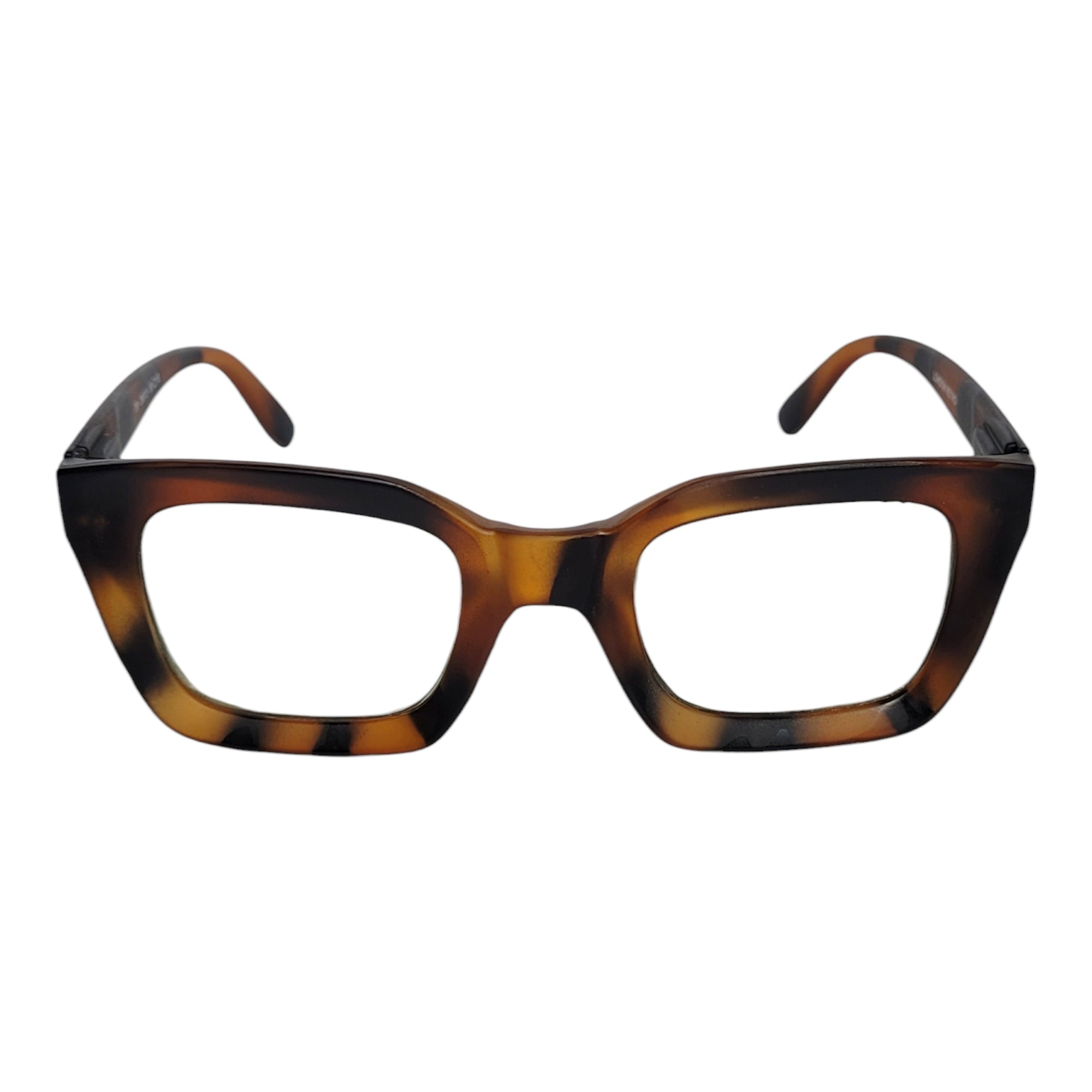 Brown DA retro syle Eyeglasses Spectacle London Retro 38713 with Power ANTI-GLARE-Reflective Glasses KT-352 - Affaires