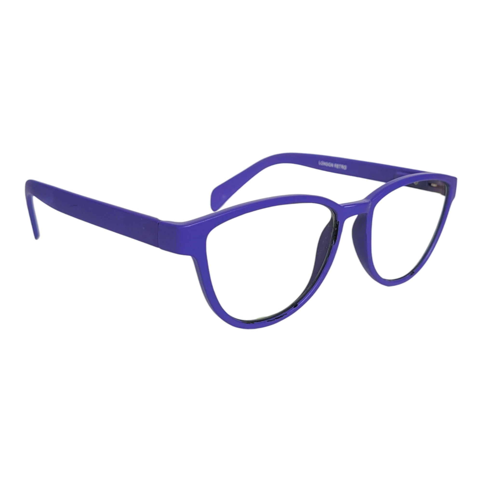 softtouchlenses spectacles eyeglasses Purple London Retro 38701-KT-345
