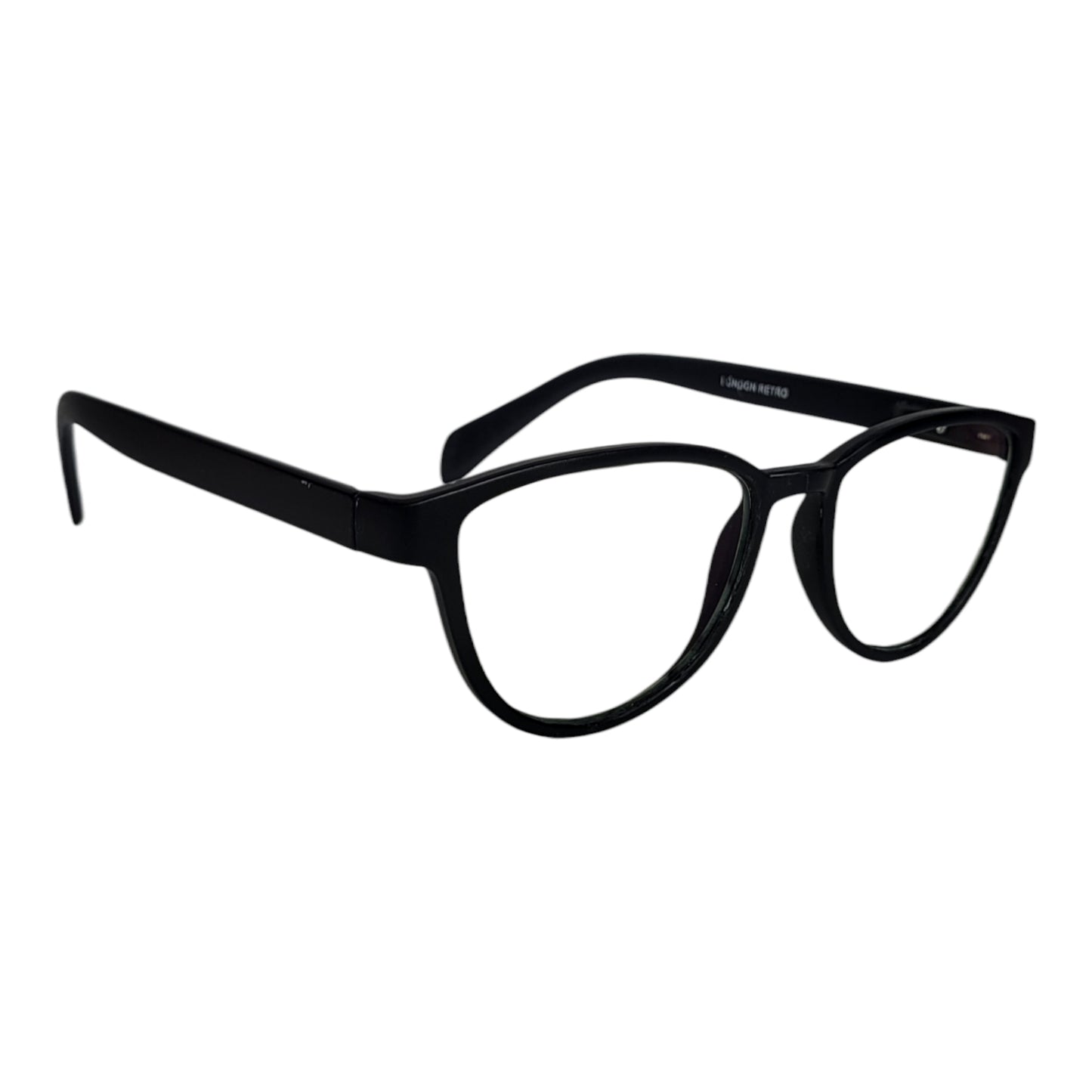 Black Cat Eyeglasses Spectacle London Retro 38701 with Power ANTI-GLARE-Reflective Glasses KT-344 - Affaires