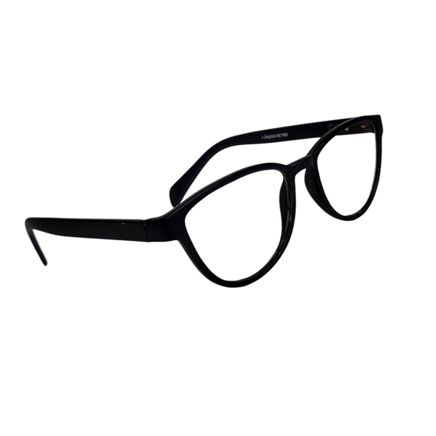 Black Cat Eyeglasses Spectacle London Retro 38701 with Power ANTI-GLARE-Reflective Glasses KT-344 - Affaires