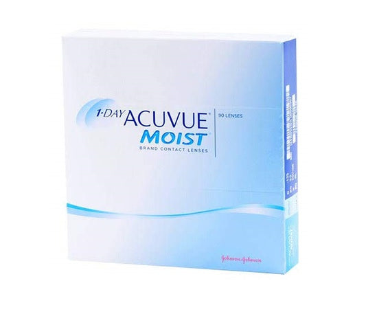 Acuvue 1-Day MOIST Daily Disposable Contact Lenses Johnson & Johnson (90 lens/box)
