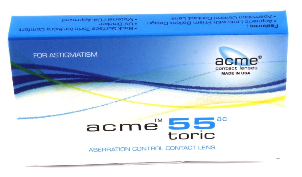 Acme 55 Toric Monthly Disposable Lenses