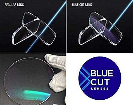 Affaires Blue Ray Block Glasses Frames for Kids BC 280 Sky Blue, Flexible Bendable Kids Glasses, Anti-Reflection Glasses for Kids