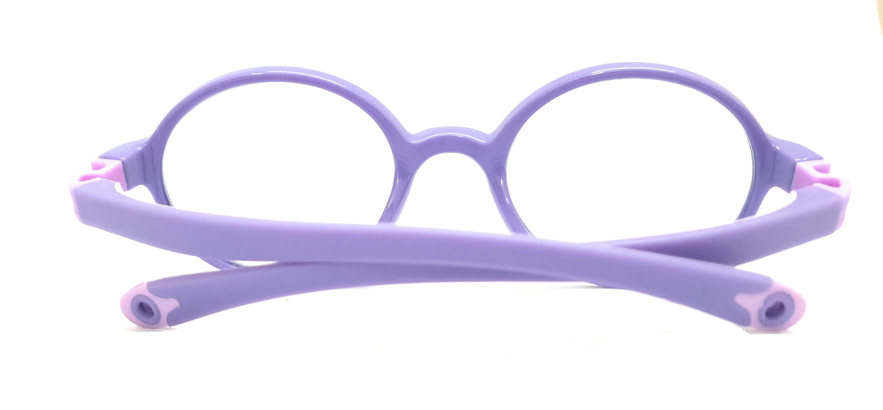 Affaires Kids Purple Blue Light Filter Computer Glasses with flexible frames and anti-reflection transparent lenses for eye protection