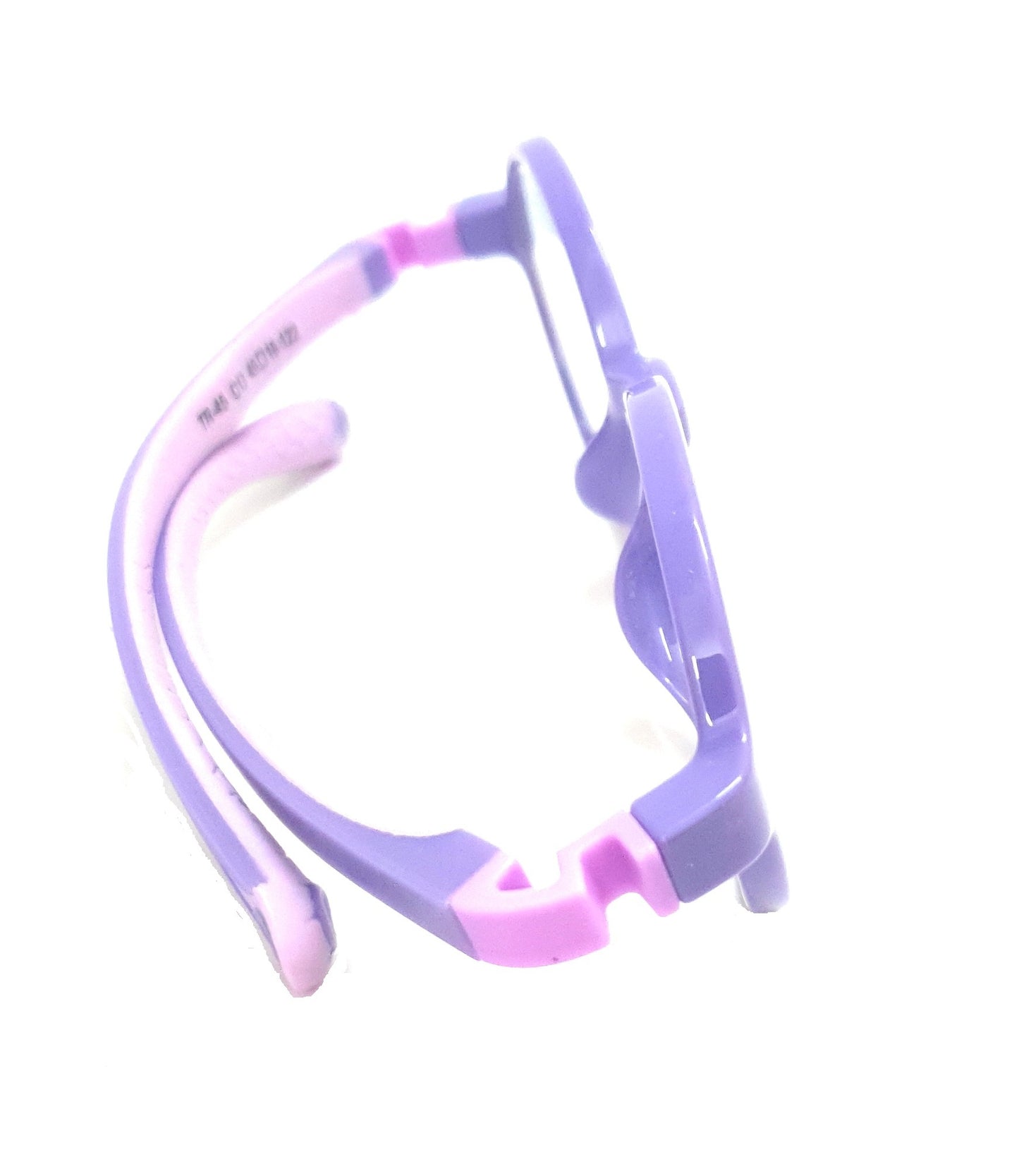 Affaires Kids Blue Light Filter Computer Glasses Flexible Spectacles with anti-reflection for Eye Protection | Zero Power ( TR-45 ) (BC-267) Purple