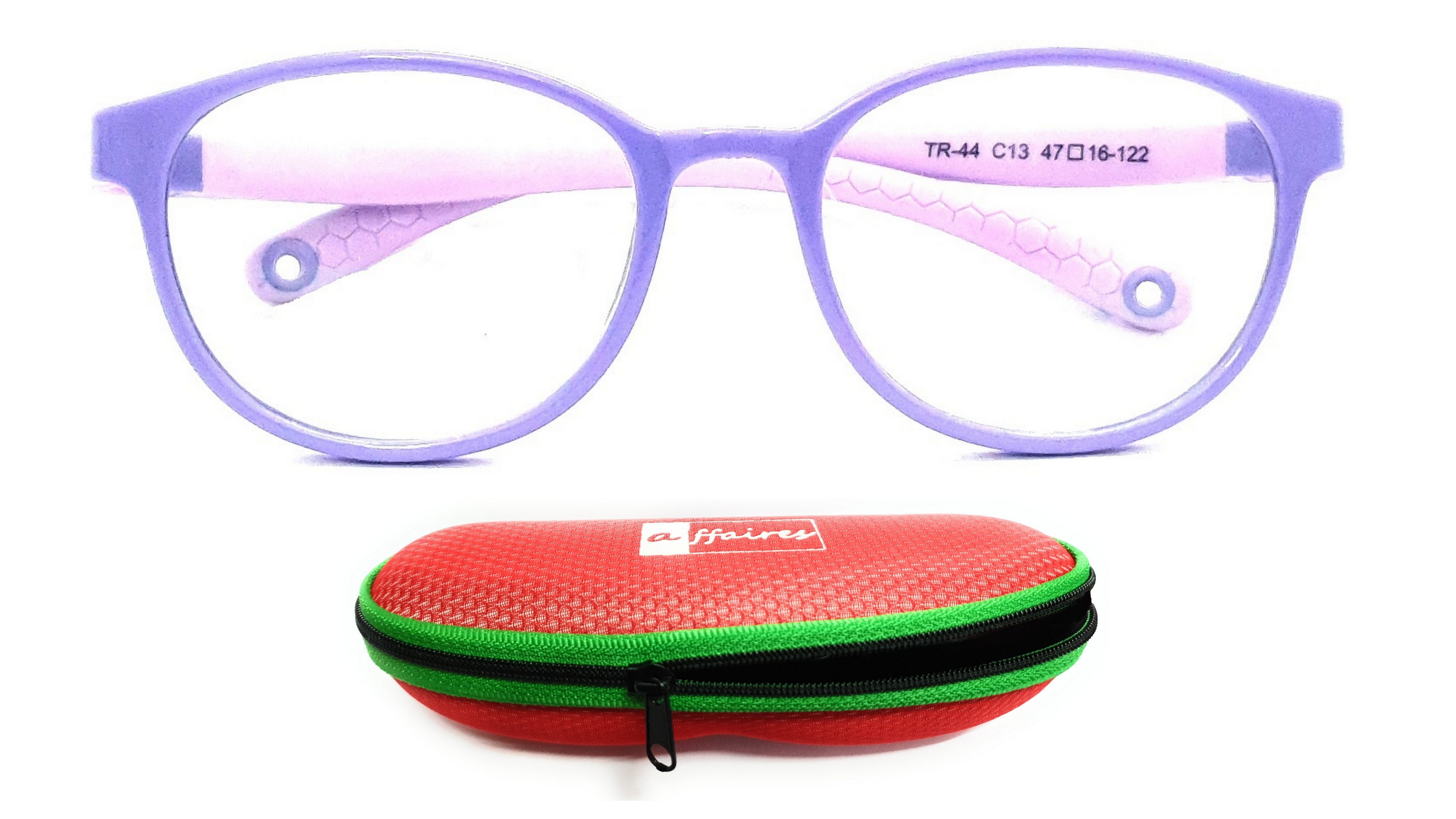 Affaires Kids Blue Light Filter Computer Glasses with flexible frames and anti-reflection transparent lenses for eye protection