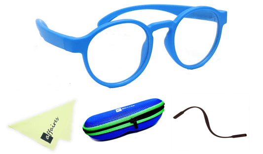 Affaires KIDS Blue Ray Block glasses Spectacles with anti-reflection for Eye Protection (8152) (Blue) BC-308