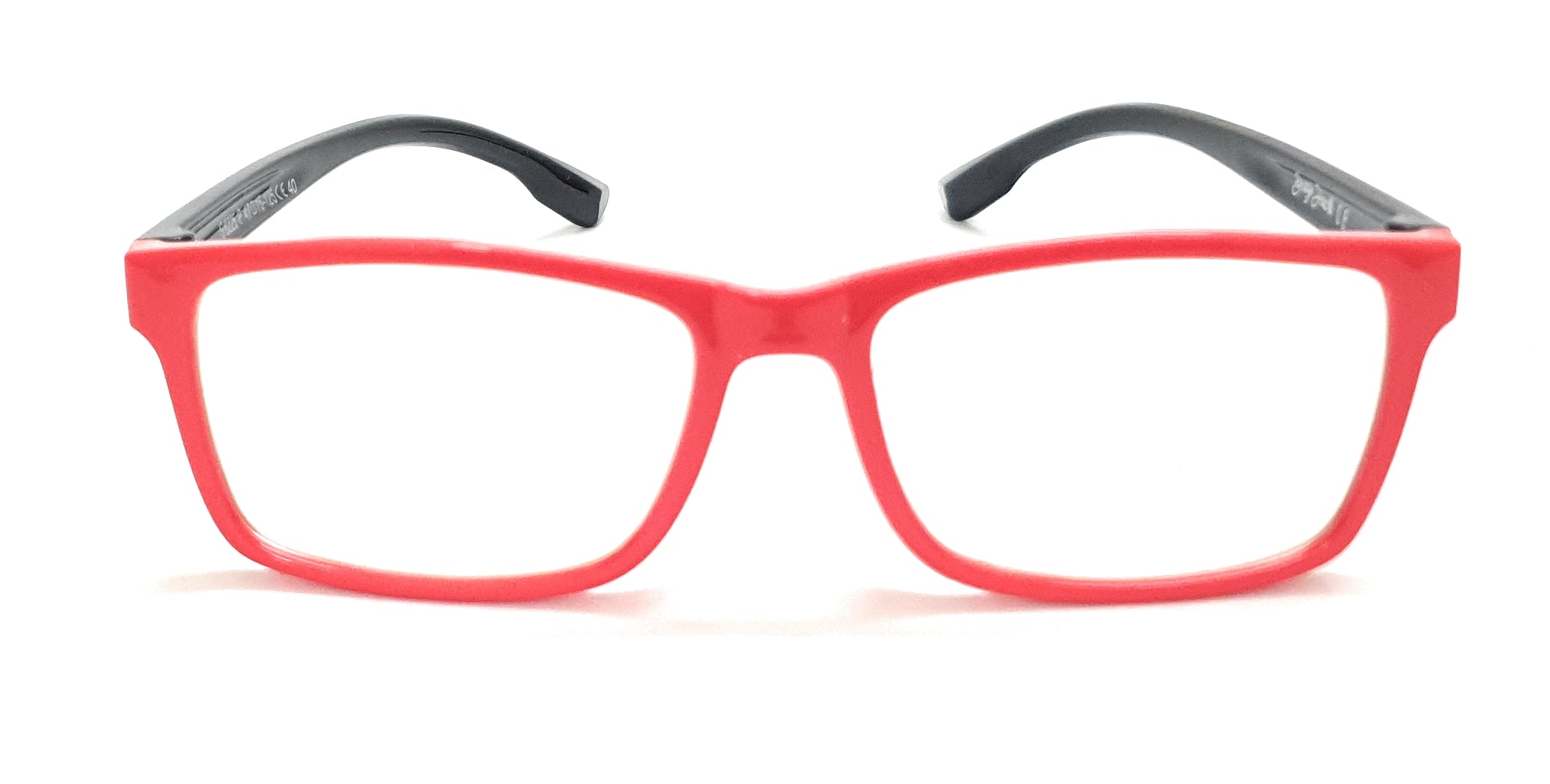 Red and black kids blue ray block glasses