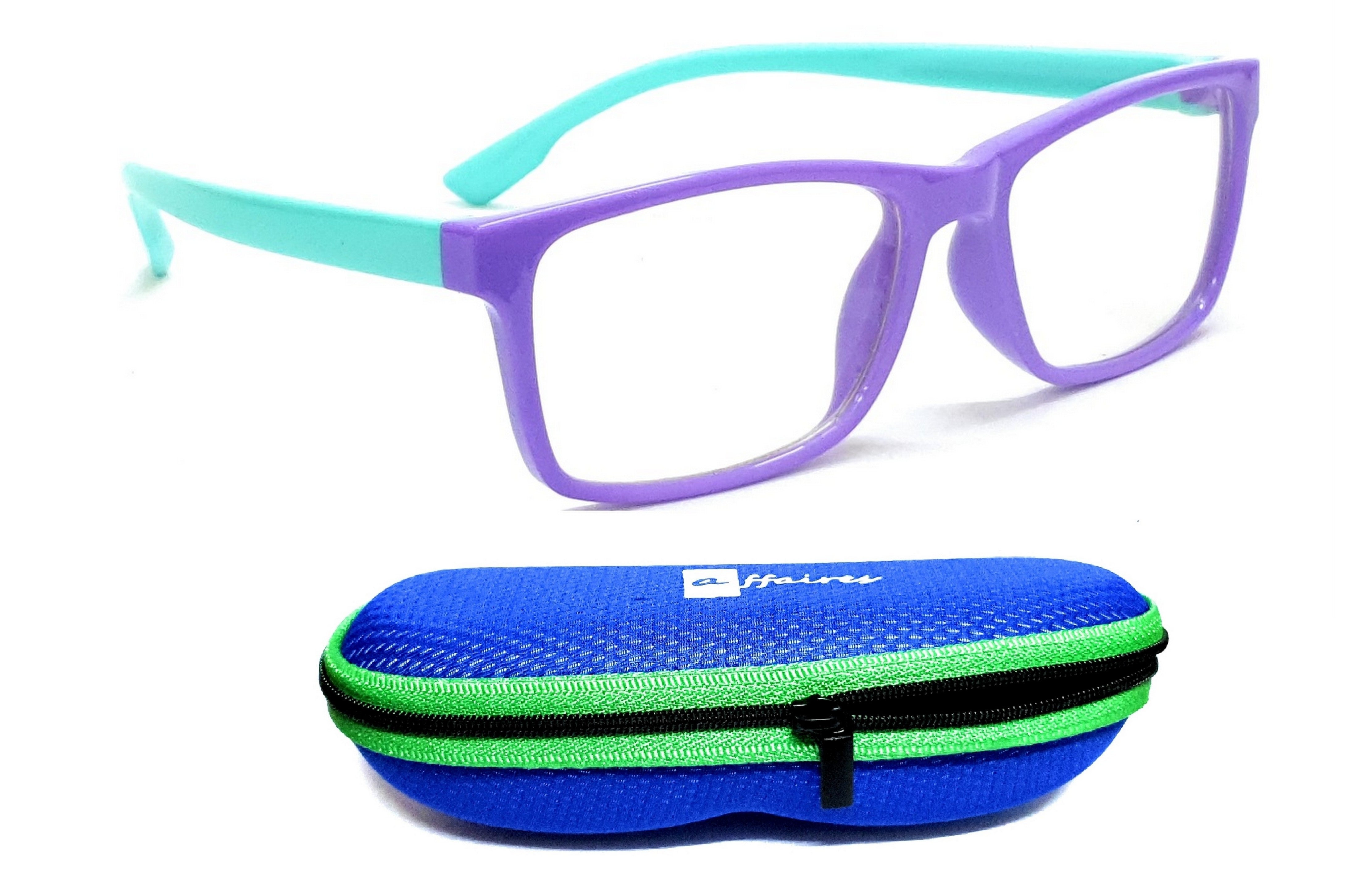 Purple kids blue ray block glasses