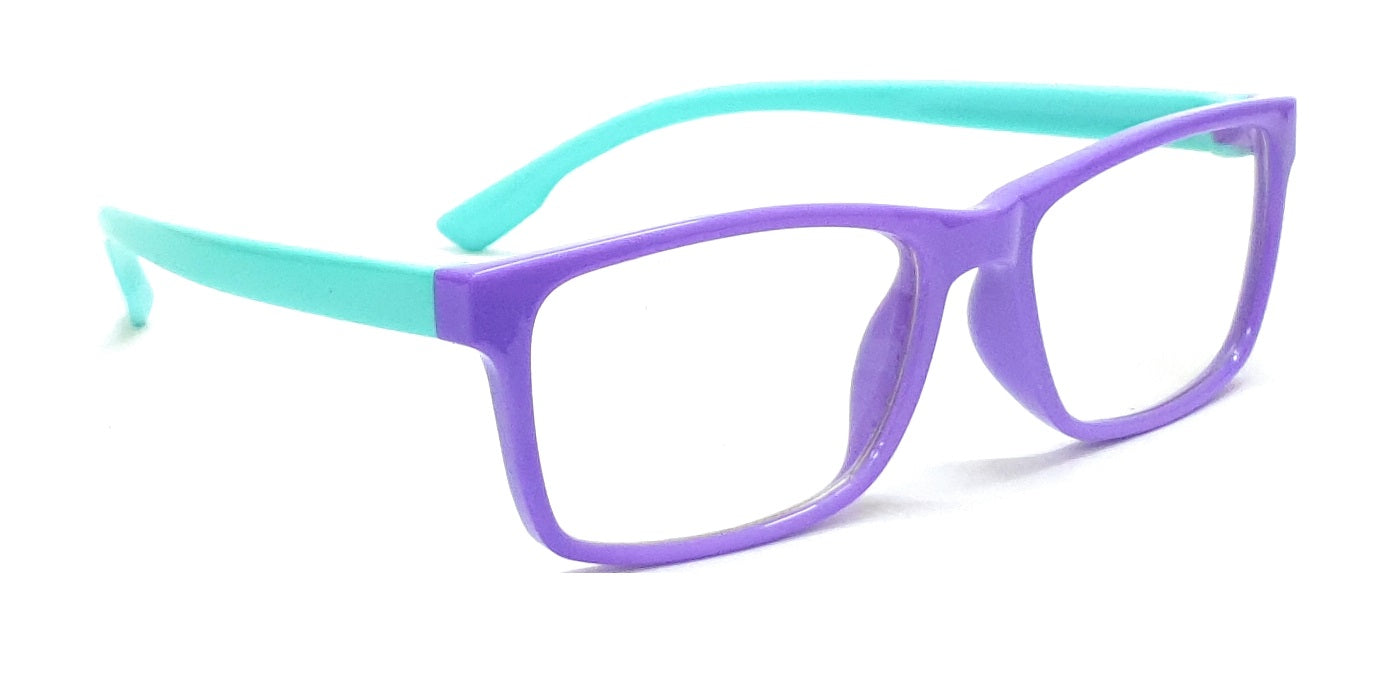 Affaires KIDS Blue Ray Block glasses Spectacles with anti-reflection for Eye Protection from Computer Laptop Mobile ,Anti Eyestrain (Purple) BC-317