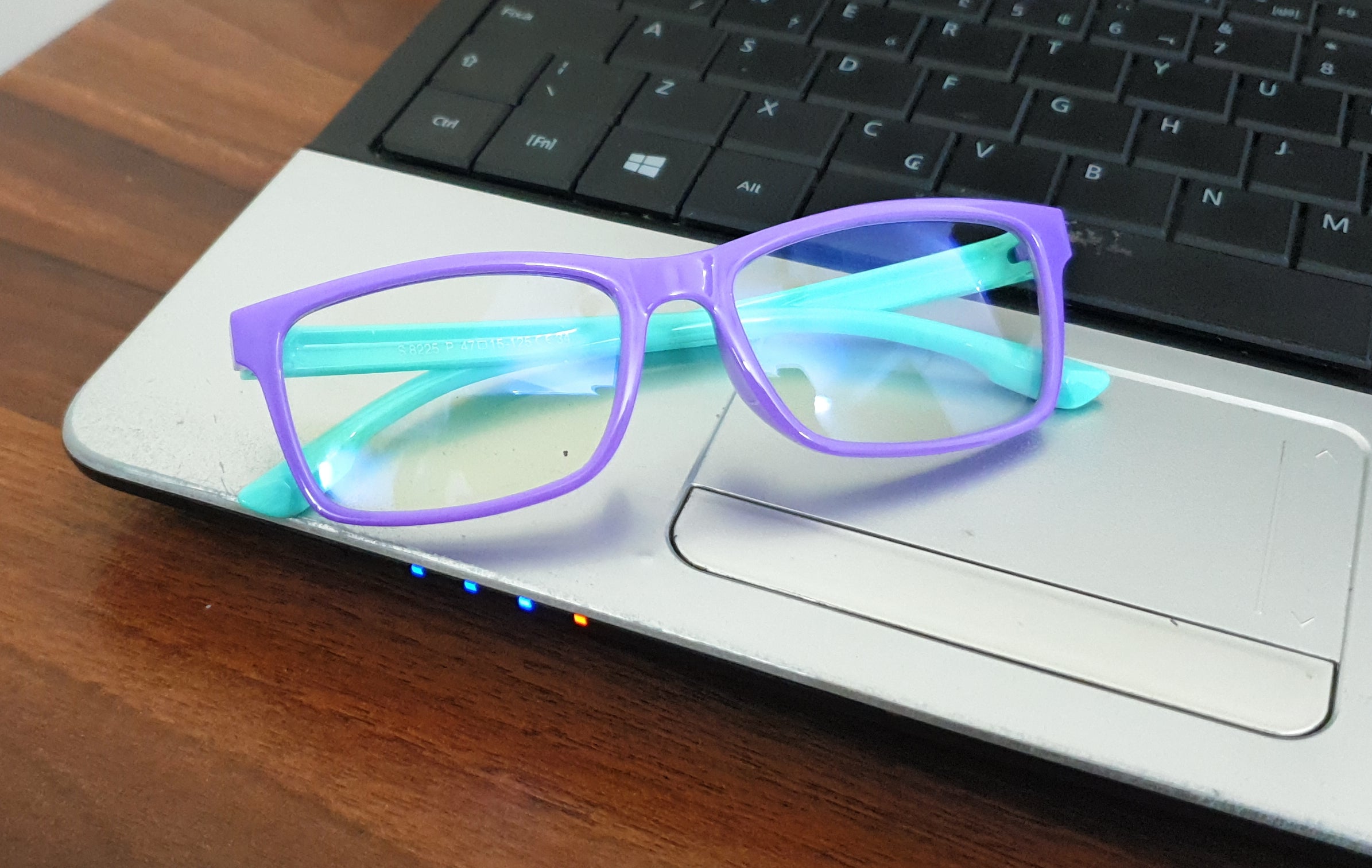 Purple kids blue ray block glasses