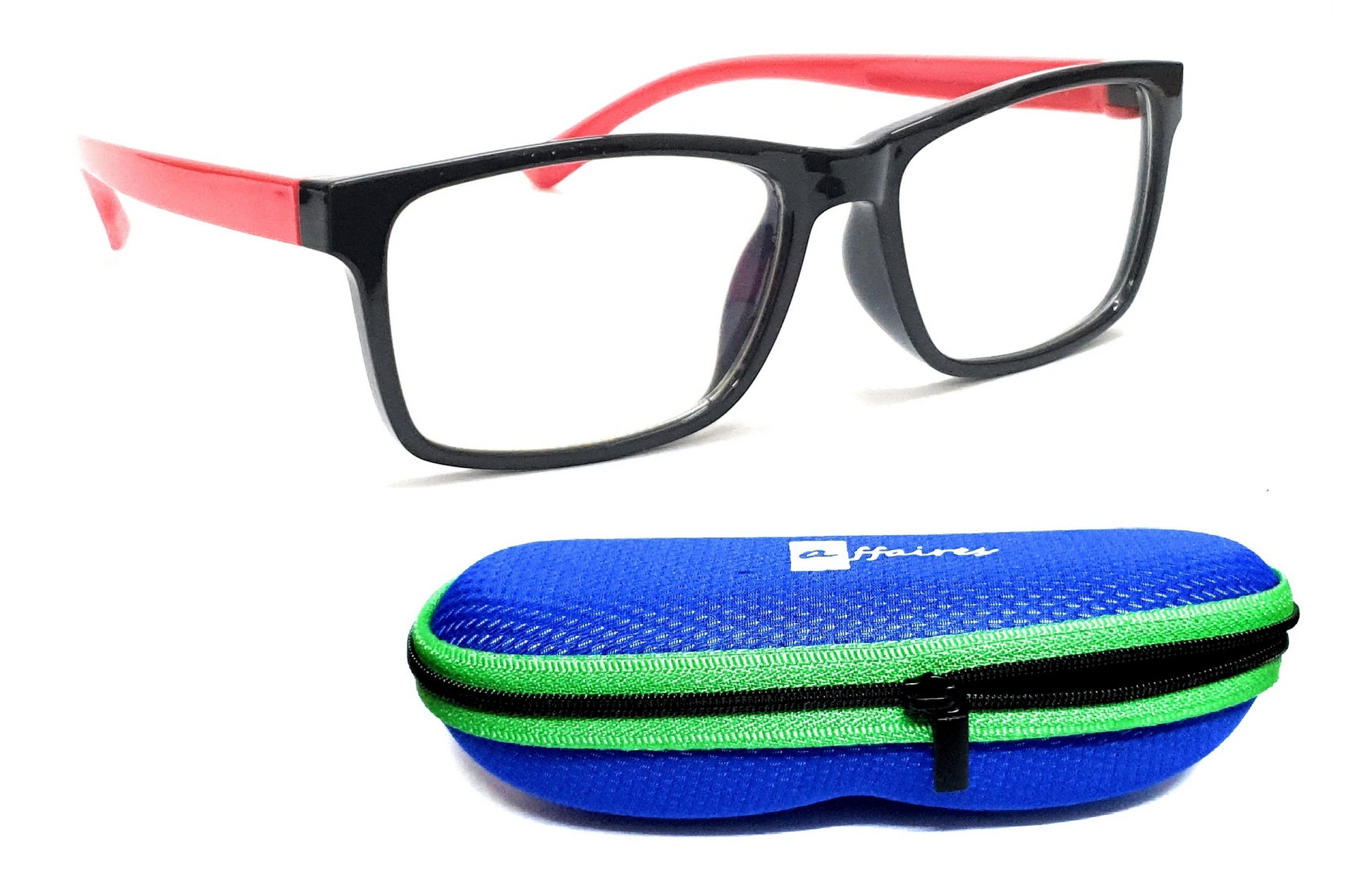 Black and red kids blue ray block glasses