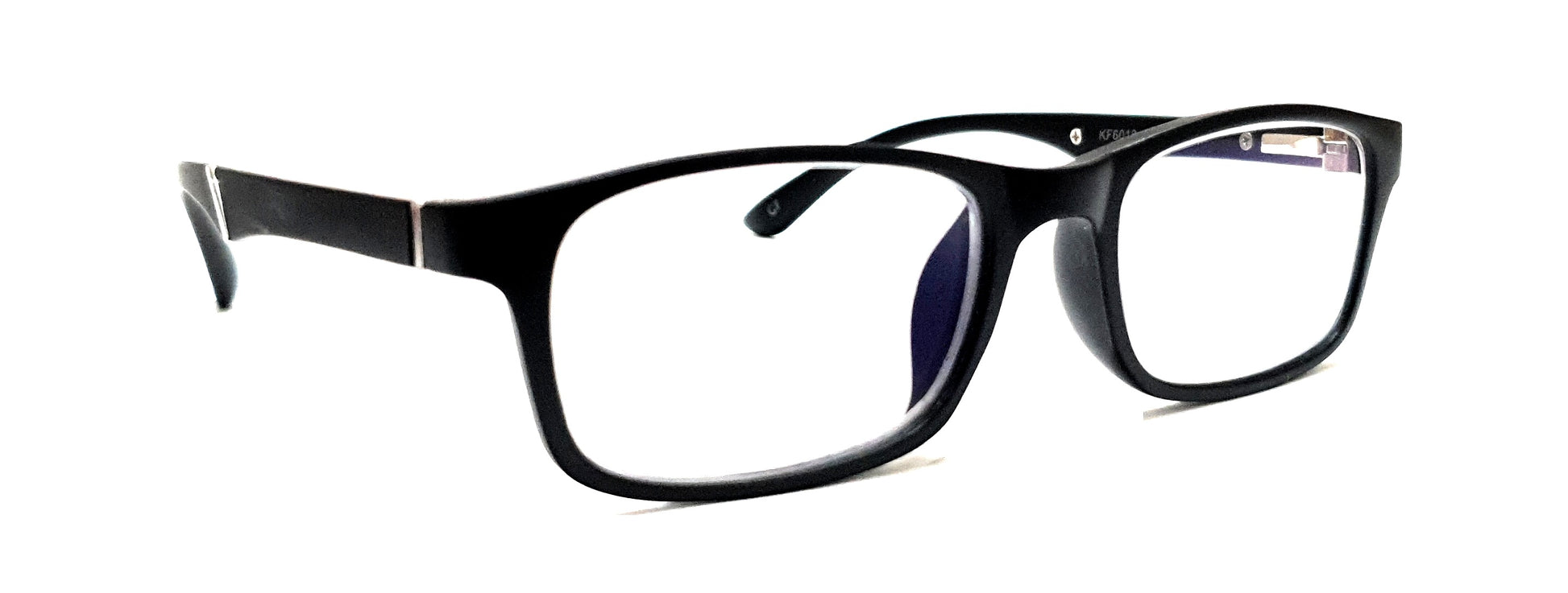 Matte black kids KF6018 blue ray block glasses