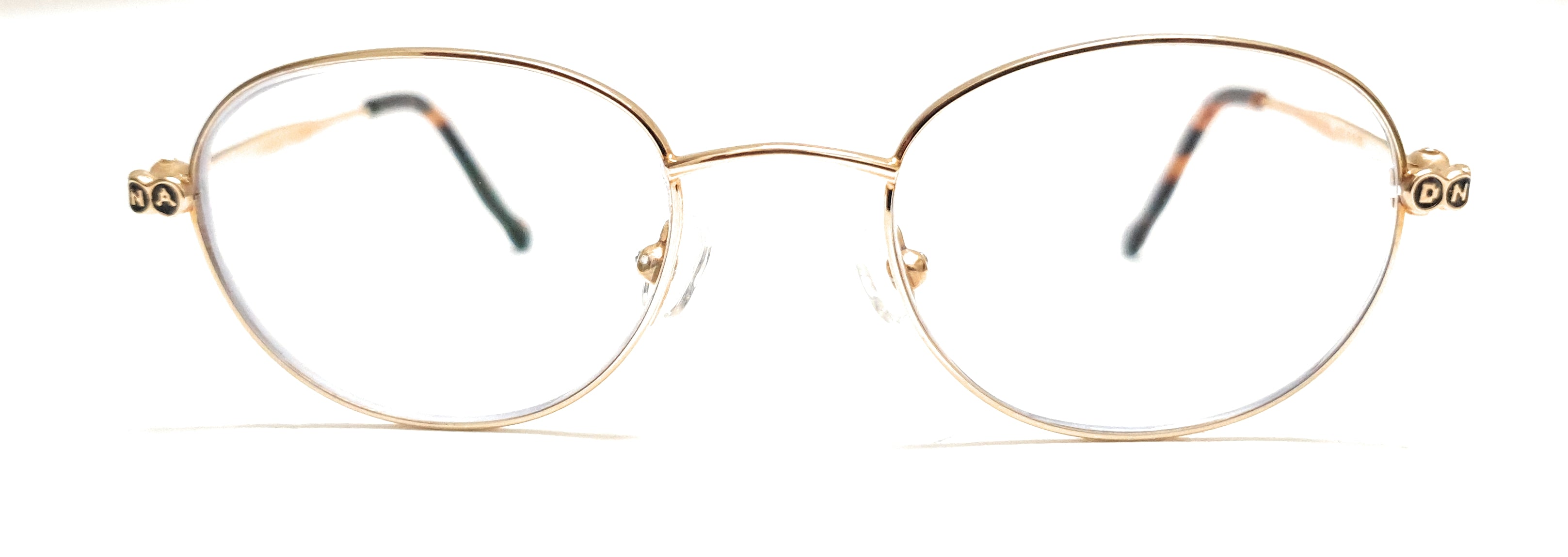 Golden Harry Potter-style kids blue ray block glasses