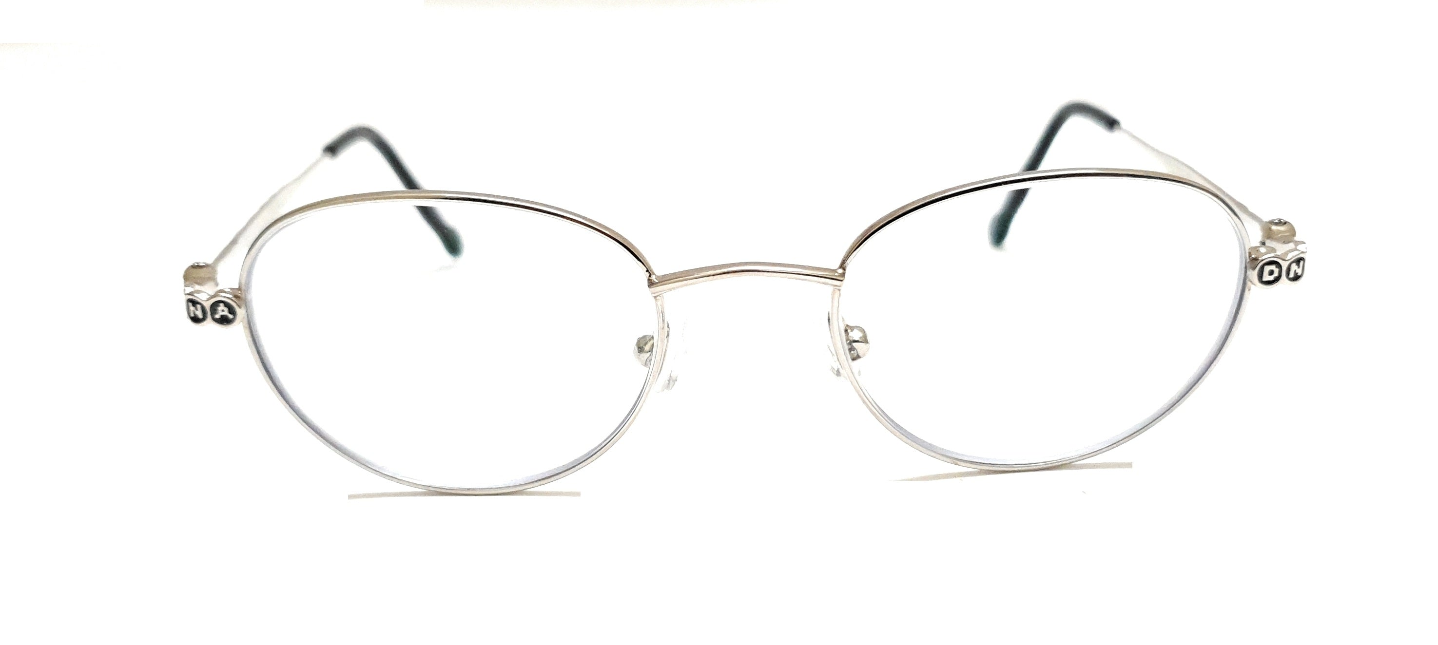 Silver Harry Potter-style kids blue ray block glasses