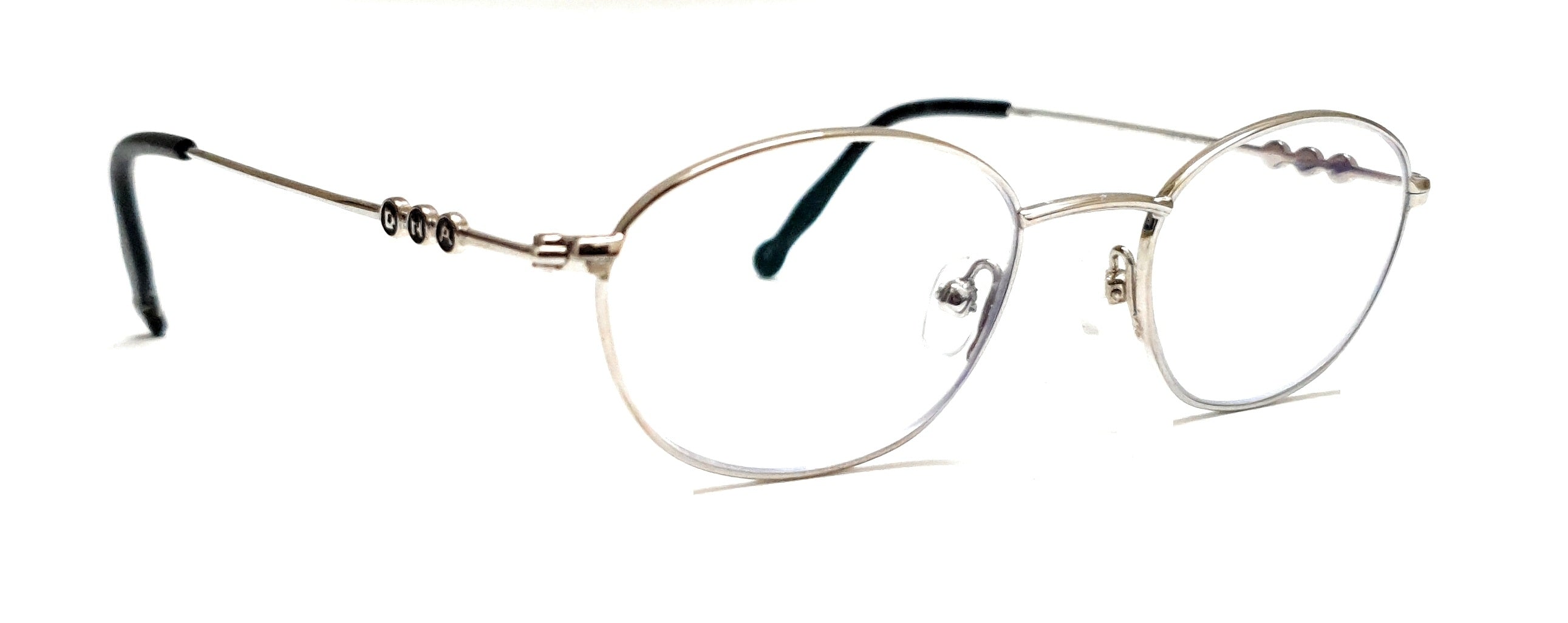 Silver Harry Potter-style kids blue ray block glasses