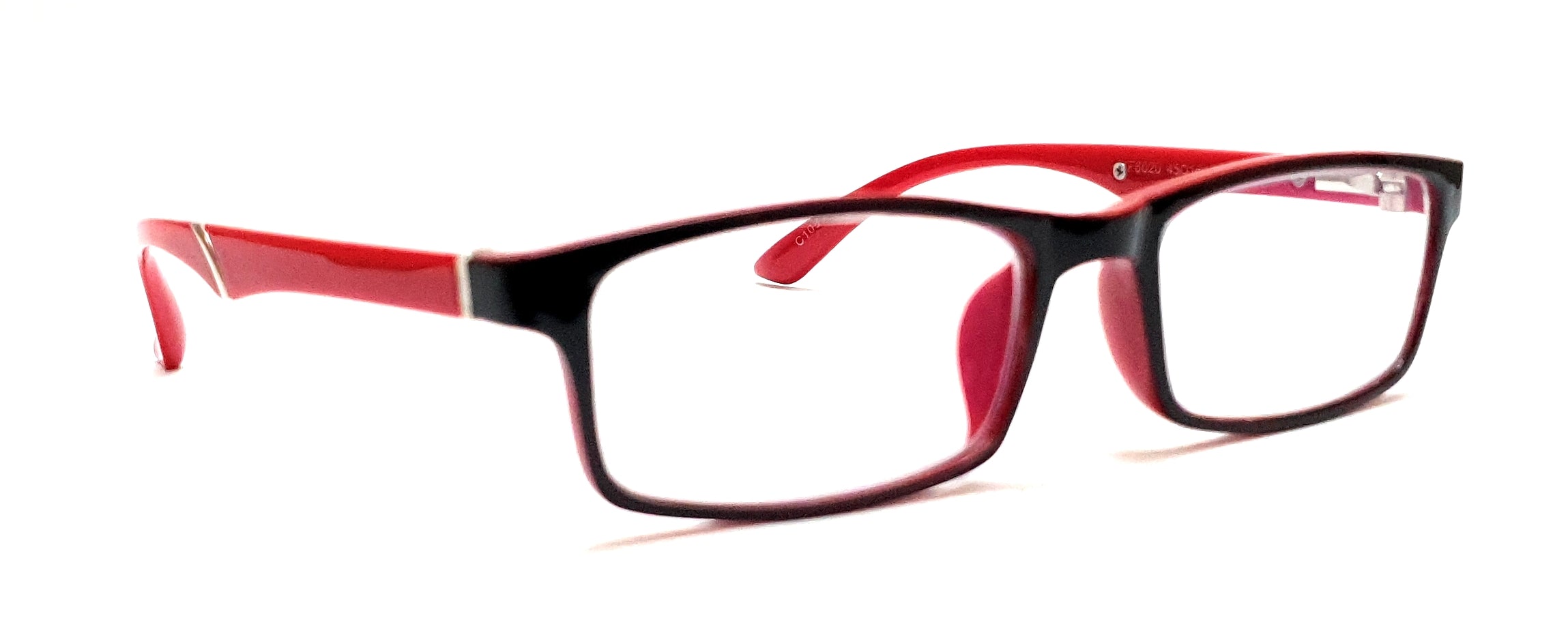 Kids blue ray block glasses black and red