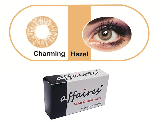 Affaires Quarterly Color Contact Lens Charming Hazel