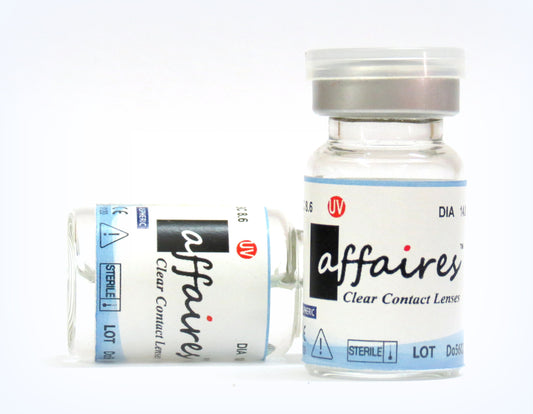Affaires Clear UV Contact Lenses Yearly Disposable ( 2pcs in Pack )