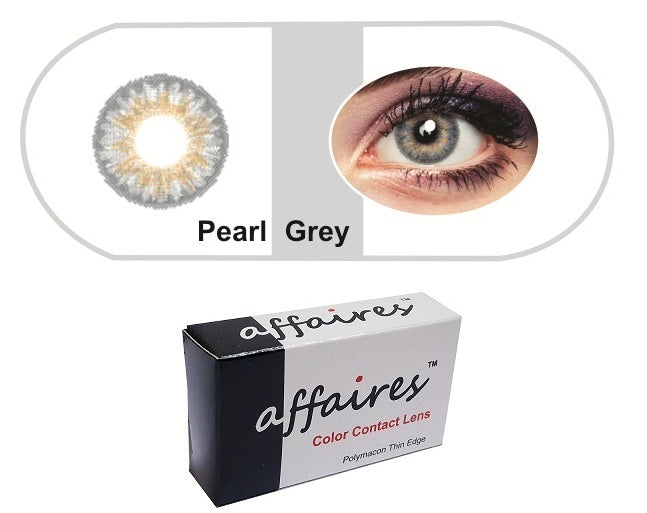 Affaires Quarterly Color Contact Lens cosmetic Lenses Pearl Gray