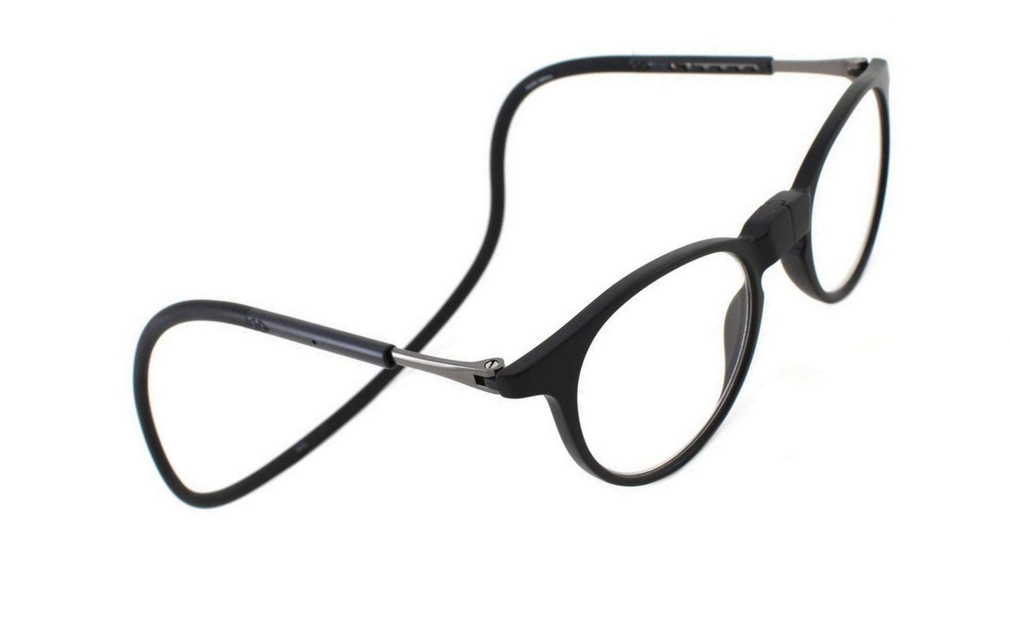 Round Magnetic Easyflex Reading Spectacle Glasses Suitable For Near Vision Color Black
