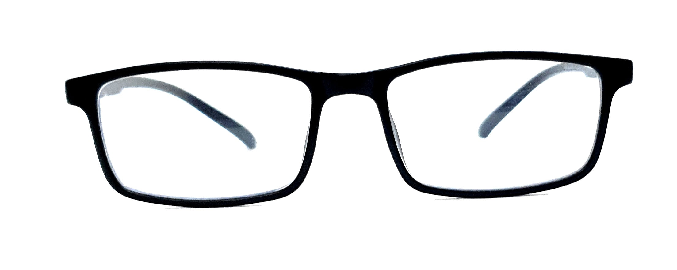 Black rectangle reading glasses