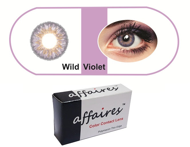 Affaires Quarterly Color Contact Lens cosmetic Lenses Wild Violet