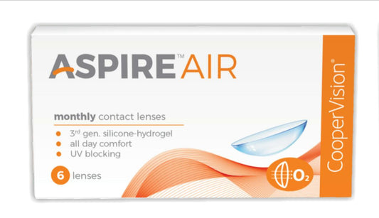Aspire Air Monthly Disposable Contact Lenses CooperVision ( 6pcs in a Box )